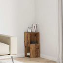 Hjørneskab Gammelt træ 25,5x25x55cm Konstrueret træ
