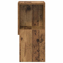 Hjørneskab Gammelt træ 25,5x25x55cm Konstrueret træ