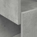 Hjørneskab Beton Grå 30,5x30x95cm Konstrueret træ