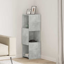 Hjørneskab Beton Grå 30,5x30x95cm Konstrueret træ