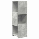 Hjørneskab Beton Grå 30,5x30x95cm Konstrueret træ