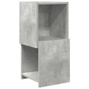 Hjørneskab Beton Grå 30,5x30x65cm Konstrueret træ