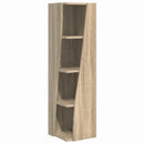 Hjørneskab Sonoma eg 27,5x27x102cm Konstrueret træ