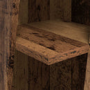 Hjørneskab Gammelt træ 27,5x27x102cm Konstrueret træ