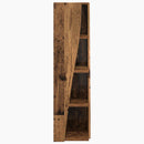 Hjørneskab Gammelt træ 27,5x27x102cm Konstrueret træ