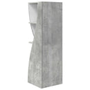 Hjørneskab Beton Grå 32x32x102cm Konstrueret træ
