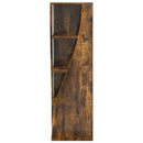 Hjørneskab Røget eg 32x32x102cm Konstrueret træ