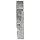 Hjørneskab 27,5x27x140cm Konstrueret træ Beton Grå