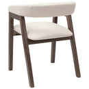 Spisestole 2 stk. Massiv Gummitræ Lys Brun 54 x 57 x 73 cm