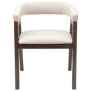 Spisestole 2 stk. Massiv Gummitræ Lys Brun 54 x 57 x 73 cm