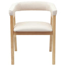 Spisestole 2 pcs Naturfarvet 54 x 57 x 73 cm Massiv Gummitræ