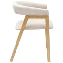 Spisestole 2 pcs Naturfarvet 54 x 57 x 73 cm Massiv Gummitræ