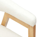 Spisestole 2 pcs Naturfarvet 54 x 57 x 73 cm Massiv Gummitræ
