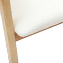 Spisestole 2 pcs Naturfarvet 54 x 57 x 73 cm Massiv Gummitræ