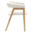 Spisestole 2 pcs Naturfarvet 54 x 57 x 73 cm Massiv Gummitræ