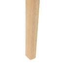 Spisestole 2 pcs Naturfarvet 42 x 47,5 x 81 cm Massiv Gummitræ