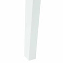 Spisestole 2 pcs Hvid 42 x 47,5 x 81 cm Massiv Gummitræ