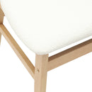 Spisestole 2 pcs Naturfarvet 42 x 47,5 x 81 cm Massiv Gummitræ