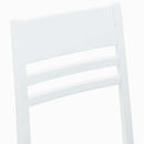 Spisestole 2 pcs Hvid 43 x 54 x 89 cm Massiv Gummitræ