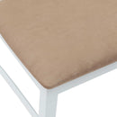 Spisestole 2 pcs Hvid 43 x 54 x 89 cm Massiv Gummitræ