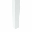 Spisestole 2 pcs Hvid 50 x 52,5 x 91 cm Massiv Gummitræ