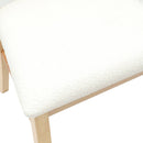 Spisestole 2 pcs Naturfarvet 50 x 52,5 x 91 cm Massiv Gummitræ