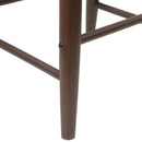 Spisestole 2 pcs Lys Brun 46 x 37 x 63 cm Massiv Gummitræ