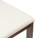 Spisestole 2 pcs Lys Brun 40 x 47,5 x 99,5 cm Massiv Gummitræ