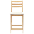 Spisestole 2 pcs Naturfarvet 40 x 47,5 x 99,5 cm