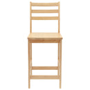 Spisestole 2 pcs Naturfarvet 40 x 47,5 x 99,5 cm