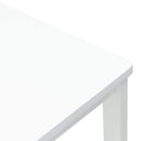 Spisestole 2 pcs Hvid 40 x 47,5 x 99,5 cm Massiv Gummitræ