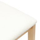 Spisestole 2 pcs Naturfarvet 40 x 47,5 x 99,5 cm