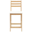 Spisestole 2 pcs Naturfarvet 40 x 47,5 x 99,5 cm