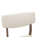 Spisestole 2 pcs Lys Brun 48 x 49 x 95 cm Massiv Gummitræ
