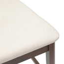 Spisestole 2 pcs Lys Brun 48 x 49 x 95 cm Massiv Gummitræ