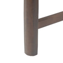 Spisestole 2 pcs Lys Brun 48 x 49 x 95 cm Massiv Gummitræ