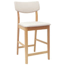 Spisestole 2 pcs Naturfarvet 48 x 49 x 95 cm Massiv Gummitræ