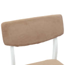 Spisestole 2 pcs Hvid 48 x 49 x 95 cm Massiv Gummitræ