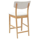 Spisestole 2 pcs Naturfarvet 48 x 49 x 95 cm Massiv Gummitræ