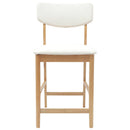 Spisestole 2 pcs Naturfarvet 48 x 49 x 95 cm Massiv Gummitræ