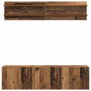 TV Enheder Vægmonteret 6 pcs Gammelt træ Konstrueret træ