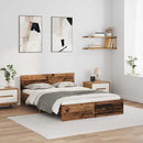 Sengestel Gammelt træ 140 x 190 cm Konstrueret træ