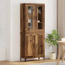 Highboard Gammelt træ 69,5 x 34 x 180 cm Konstrueret træ