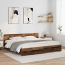 Sengestel Gammelt træ 180 x 200 cm Konstrueret træ