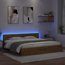Sengestel Artisan Egetræ 180 x 200 cm Konstrueret træ