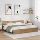 Sengestel Artisan Egetræ 180 x 200 cm Konstrueret træ