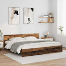Sengestel Gammelt træ 200 x 200 cm Konstrueret træ