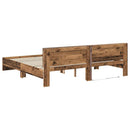 Sengestel Gammelt træ 200 x 200 cm Konstrueret træ
