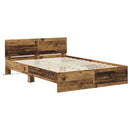 Sengestel Gammelt træ 160 x 200 cm Konstrueret træ