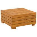 Udendørs sofagruppe med pude 4 Stk Brun Massivt Akacietræ